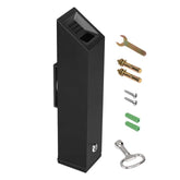 Wall Mounted Cigarette Ashtray Outdoor Cylinder Butt Receptacle Commercial Smokers Outpost Container for Patio Office Bar Black